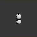 Four Cute Game Movie Character Pandas Standing on Dark Background with Reflections