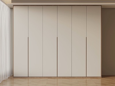 06 wardrobe modern minimalist wardrobe 3d model