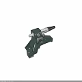 Green Mechanical Precision Tool With White Calibrated Adjustment And Black Knurled Knob