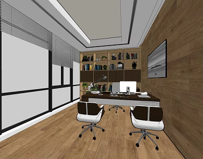 The Modern Office 3d model The Modern Office 3d model