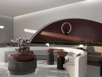 Modern Cafe 3d model