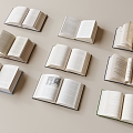 Books Books 3d model