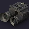 Telescope NVG Telescope Night Vision Military Telescope Night Vision Binoculars Low Face Number Low Model Simple Model Game Video Level Ultra Realistic 3d model