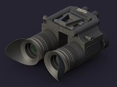 Military Weapon Night Vision Binoculars With Tactical Design And High Resolution Optics 3d model