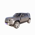 Gray Modern SUV With Rugged Exterior Design And Large Alloy Wheels