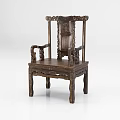 Intricate Traditional Wooden Armchairs Featuring Ornate Carvings And Classic Design Styles