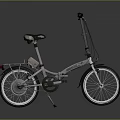 Sleek Modern Folding Bicycle With Lightweight Aluminum Frame For Urban Commuting