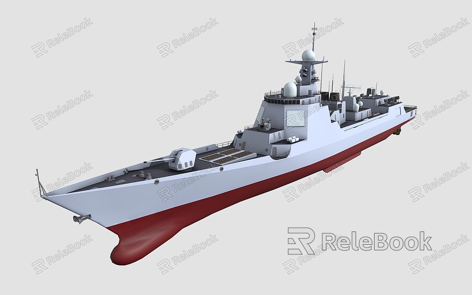 052D guided missile destroyer Navy warship China Aegis cruiser model