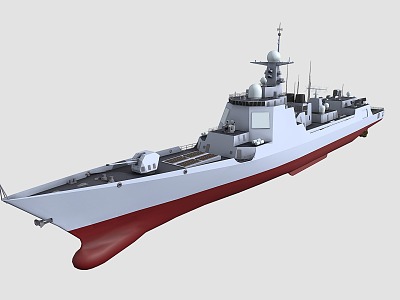 052D guided missile destroyer Navy warship China Aegis cruiser model