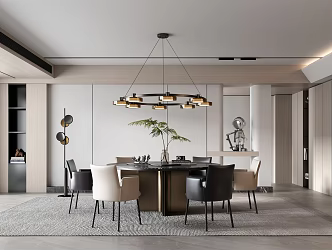 Modern Restaurant 3d model