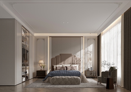 Modern Bedroom 3d model