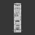 Military Camouflage Cargo Truck With Large Multi Wheel Design And Cargo Container