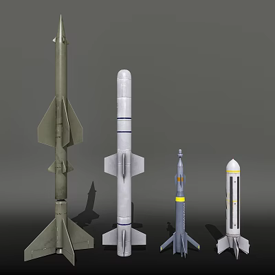 modern missile 3d model modern missile 3d model