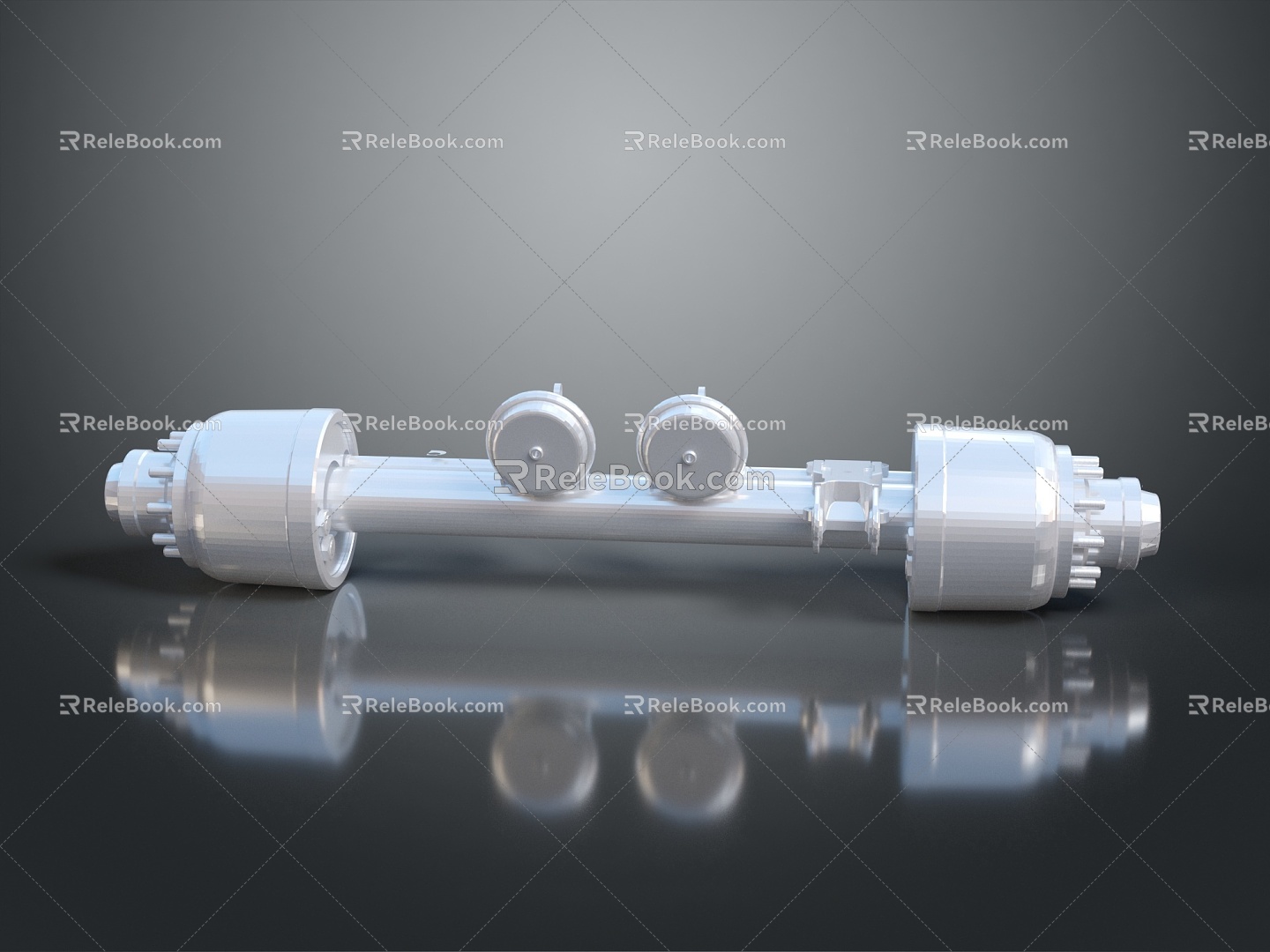 Pipe water pipe valve iron pipe fitting flange tee joint pipe water pipe valve 3d model