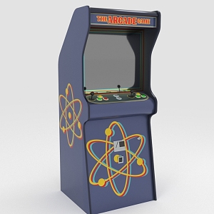 Arcade machine retro game machine 3d model