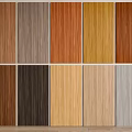 Wall Panels In Different Colors And Textures 3d model