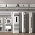 Wall Mounted Floor Standing and Window Type Air Conditioner Fans with Modern Designs
