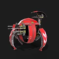 Sci-fi Robot Spherical Robot Mecha Armed Robot Fighting Robot Reconnaissance Robot Patrol Robot 3d model