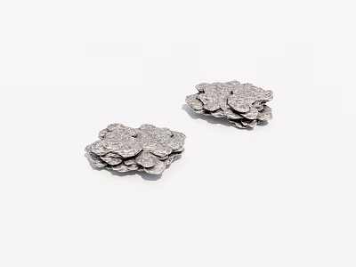 Natural Decorative Rockery Stones With Unique Shapes For Outdoor Garden Landscaping Design 3d model