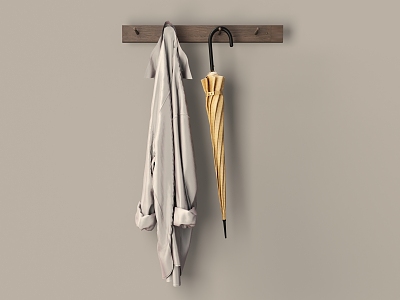 Wardrobe hook shirt umbrella model