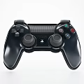 Ergonomic Black Game Controller With Comfortable Grip For Entertainment Gaming Device 3d model