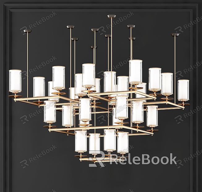 New Chinese Chandelier Lampshade Chandelier model