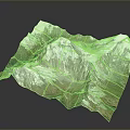 Beautiful Natural Mountain Landscape With Snowy Peaks And Rugged Terrain Features