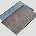 Blue and Gray Square Rugs with Wood Grain Texture for Modern Interior Design