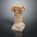 Columns Stone Columns Stone Columns Old Columns Roman Columns Roman Columns Classical Columns Greek Columns 3d model