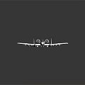 Modern White Airliner With Twin Engines Streamlined Wings And Aerodynamic Design