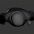 Fashionable Outfit Including Black Leather Jacket White Shirt Blue Jeans Gray Helmet Goggles Gloves Boots