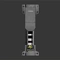 Modern Metal Floor Furniture Heater With Grille Design And Rolling Wheels