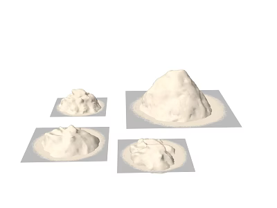 Modern Clear Glass Spice Bottles with Airtight Lids for Kitchen Countertop Storage 3d model