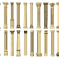 European Roman Column Classical Carved Roman Column 3d model