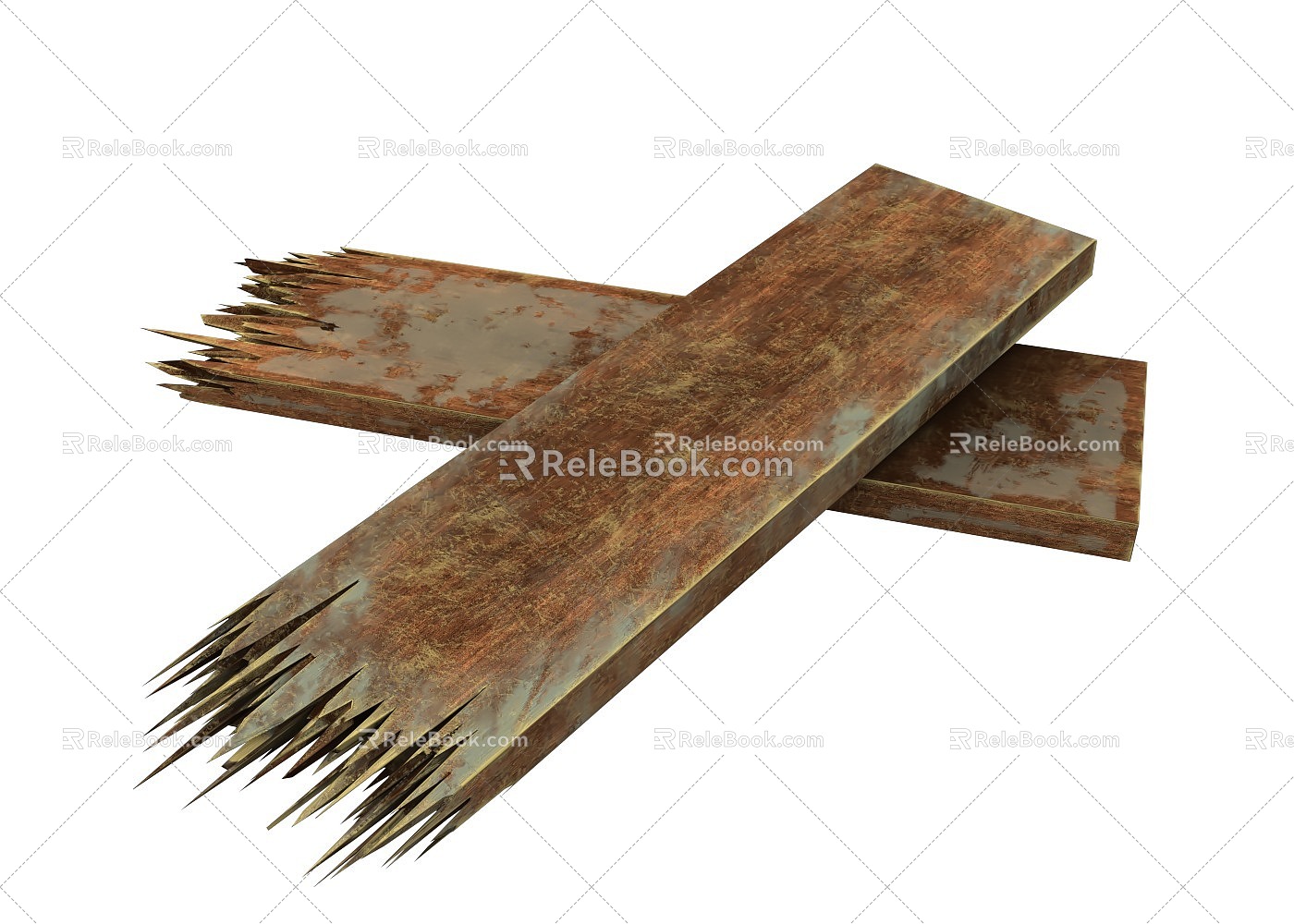 Rotten Board Rotten Wood Board Broken Board Wood Block Wood Broken Wood Ruin Board Rotten Board Wood Pieces Rotten Wood Board 3d model