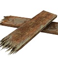 Rotten Board Rotten Wood Board Broken Board Wood Block Wood Broken Wood Ruin Board Rotten Board Wood Pieces Rotten Wood Board 3d model