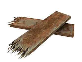 Rotten Board Rotten Wood Board Broken Board Wood Block Wood Broken Wood Ruin Board Rotten Board Wood Pieces Rotten Wood Board 3d model