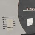 Minotli Bathroom Accessories With Modern Towel Bars Towels And Wall Lighting Design