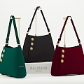 Handbag Women's Bag Bag Clothing Accessories Bag Small Bag Display Stand balmain Luxury Brand 3d model