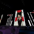 Performance Stage Design With Lighting Large Screens And Audience Seats 3d model