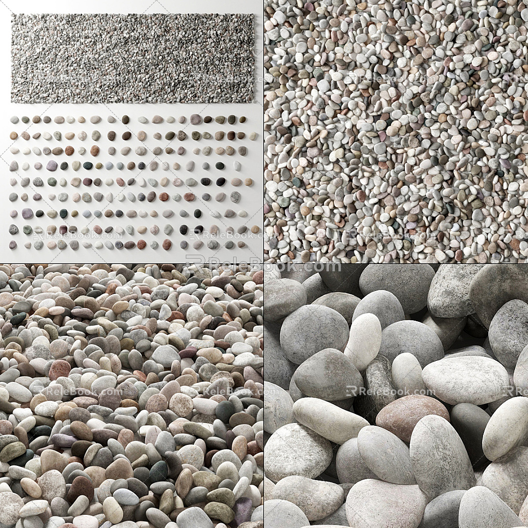 Pebbles 3d model