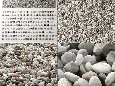 Pebbles 3d model