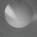 Silver Cylindrical Perforated Stainless Steel Tube With Mesh Surface Structure