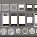 Different Types of Air Conditioner Vents With Various Designs And Shapes