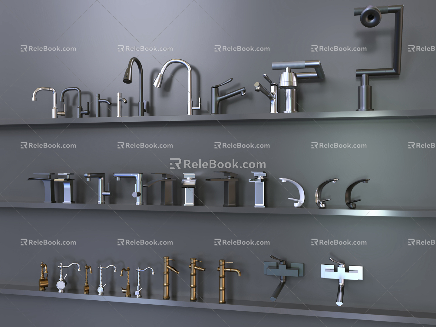 Modern faucet model