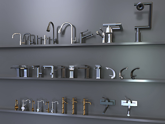 Modern faucet 3d model