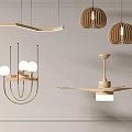 Nordic chandelier 3d model