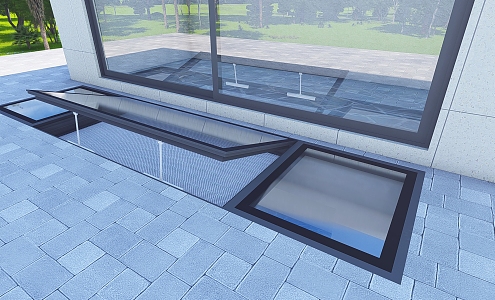 Skylight of Lighting Well Villa 3d model