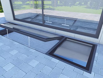 Skylight of Lighting Well Villa 3d model