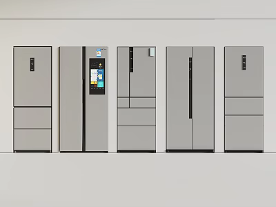 Embedded refrigerator 3d model